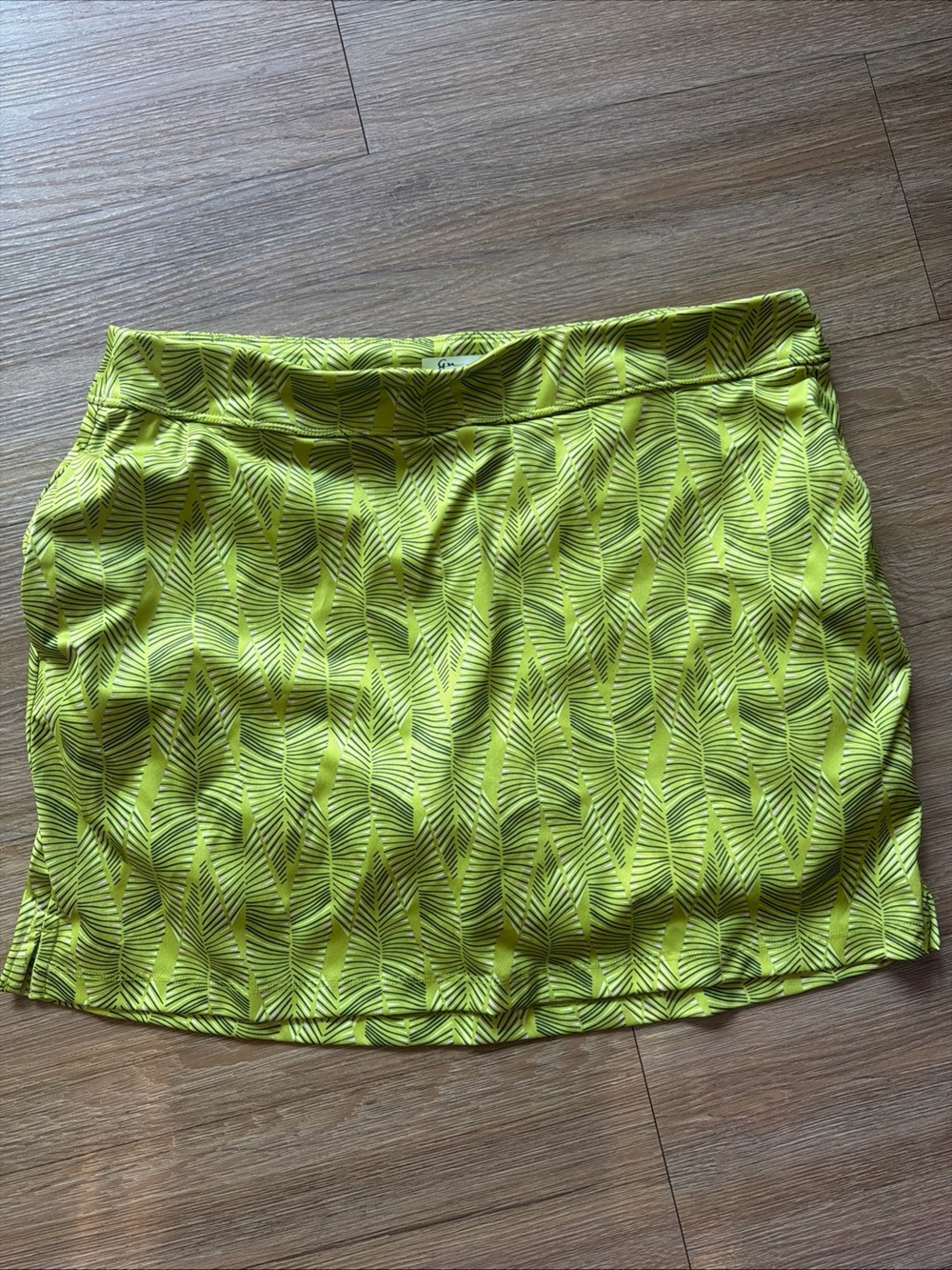 George Norman gold tennis pickleball Skort size L